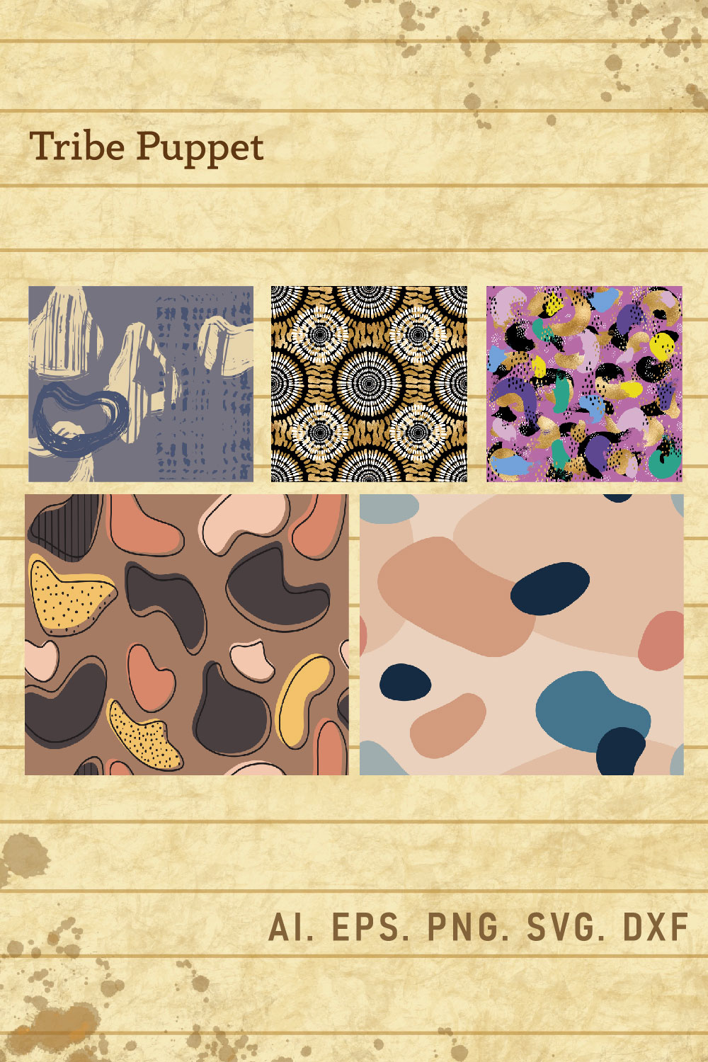 Abstract Pattern Background pinterest preview image.