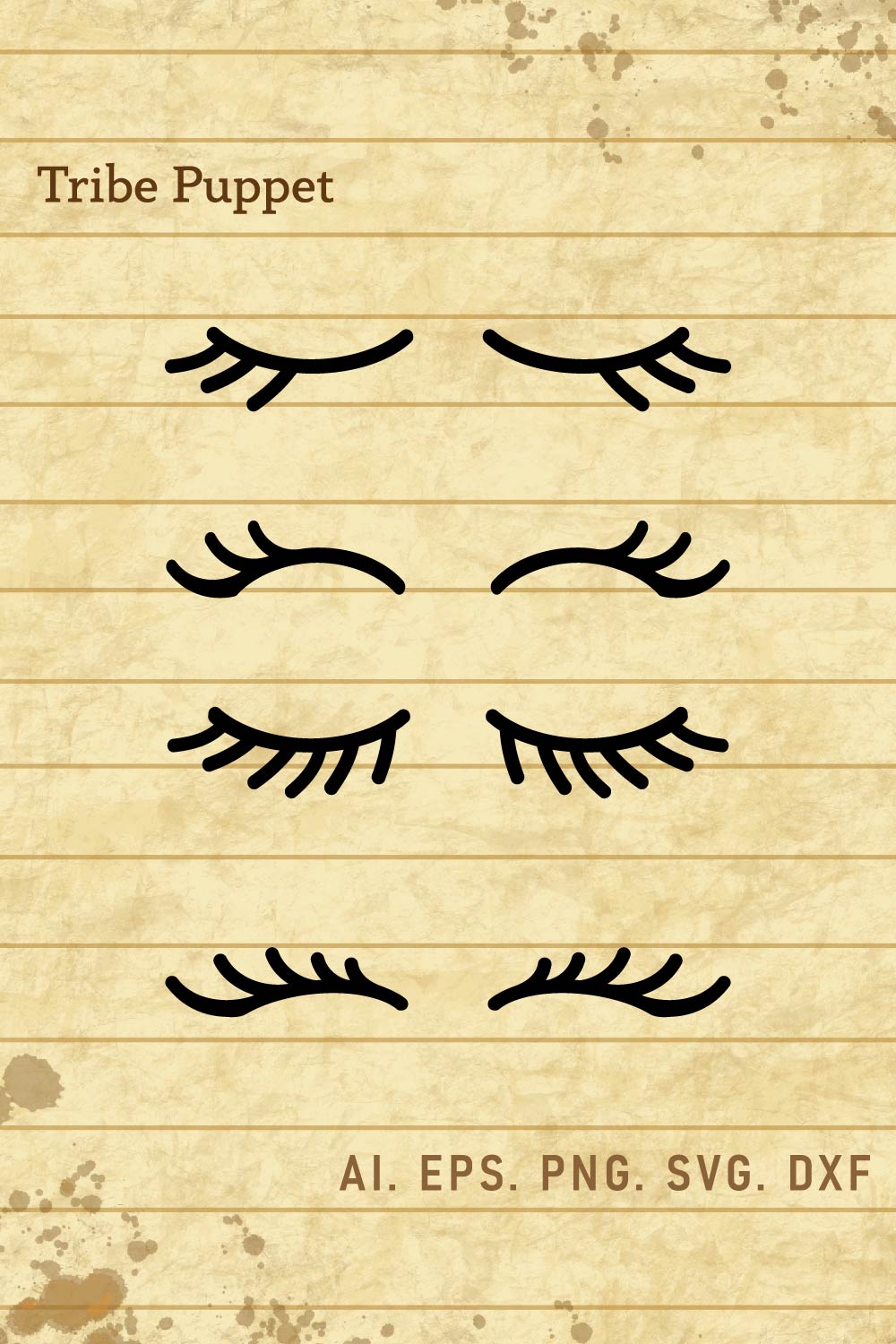 Eyelash bundle pinterest preview image.