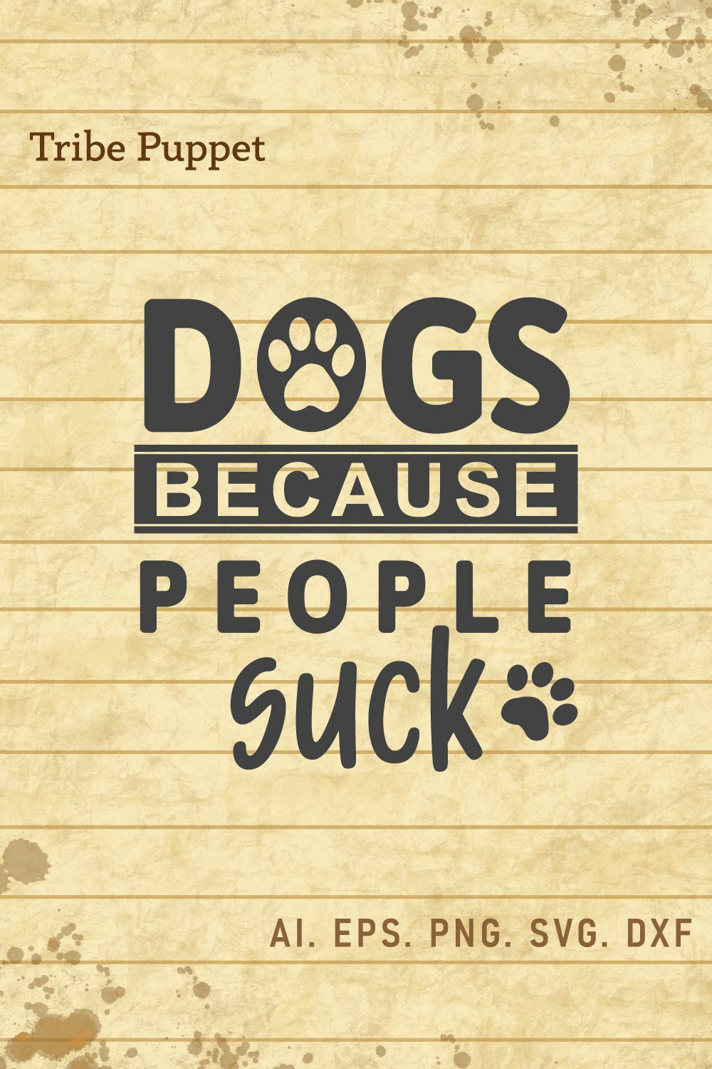 Dog Quotes pinterest preview image.