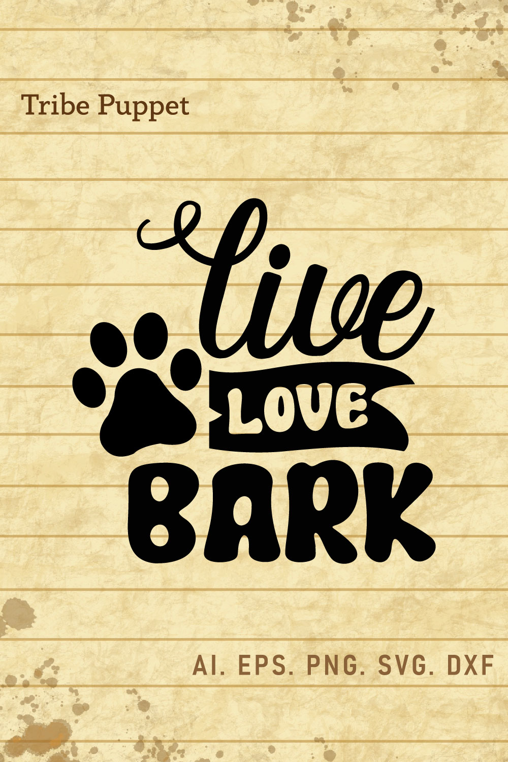 Animal Typography pinterest preview image.