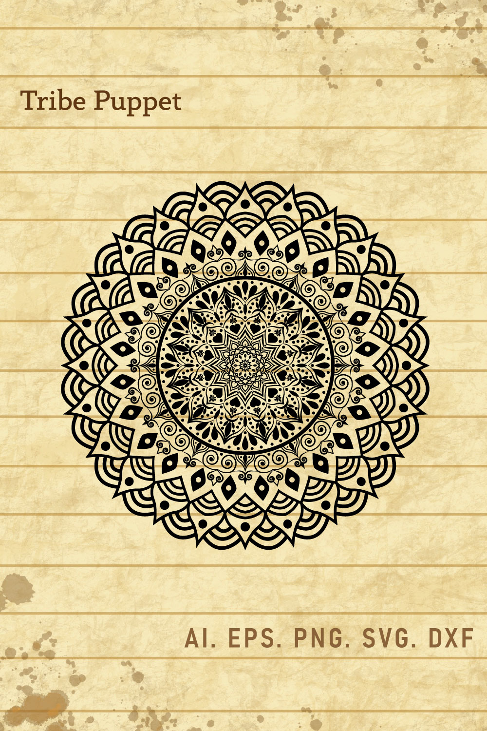 Mandala pinterest preview image.