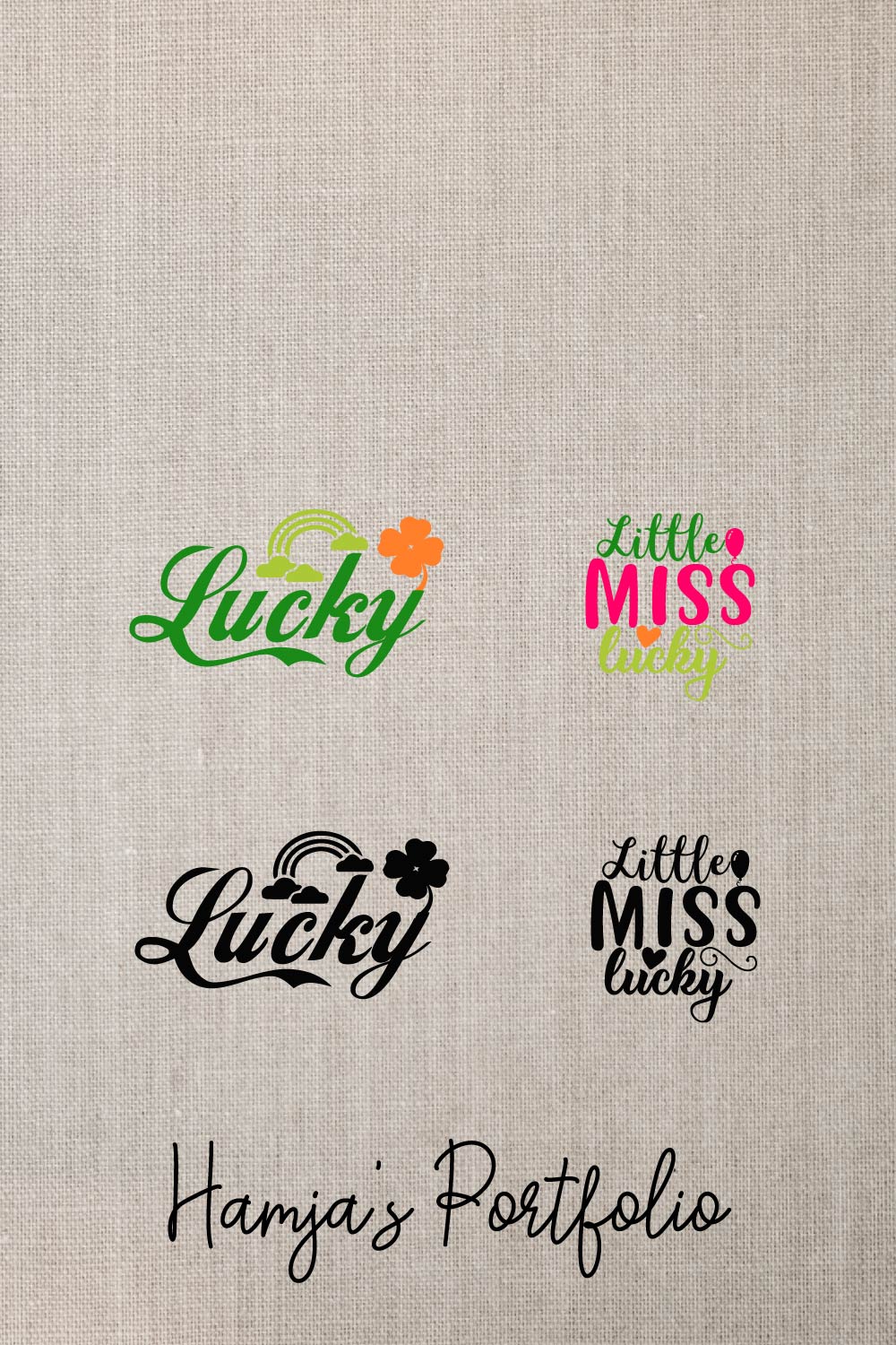 Lucky Vector pinterest preview image.