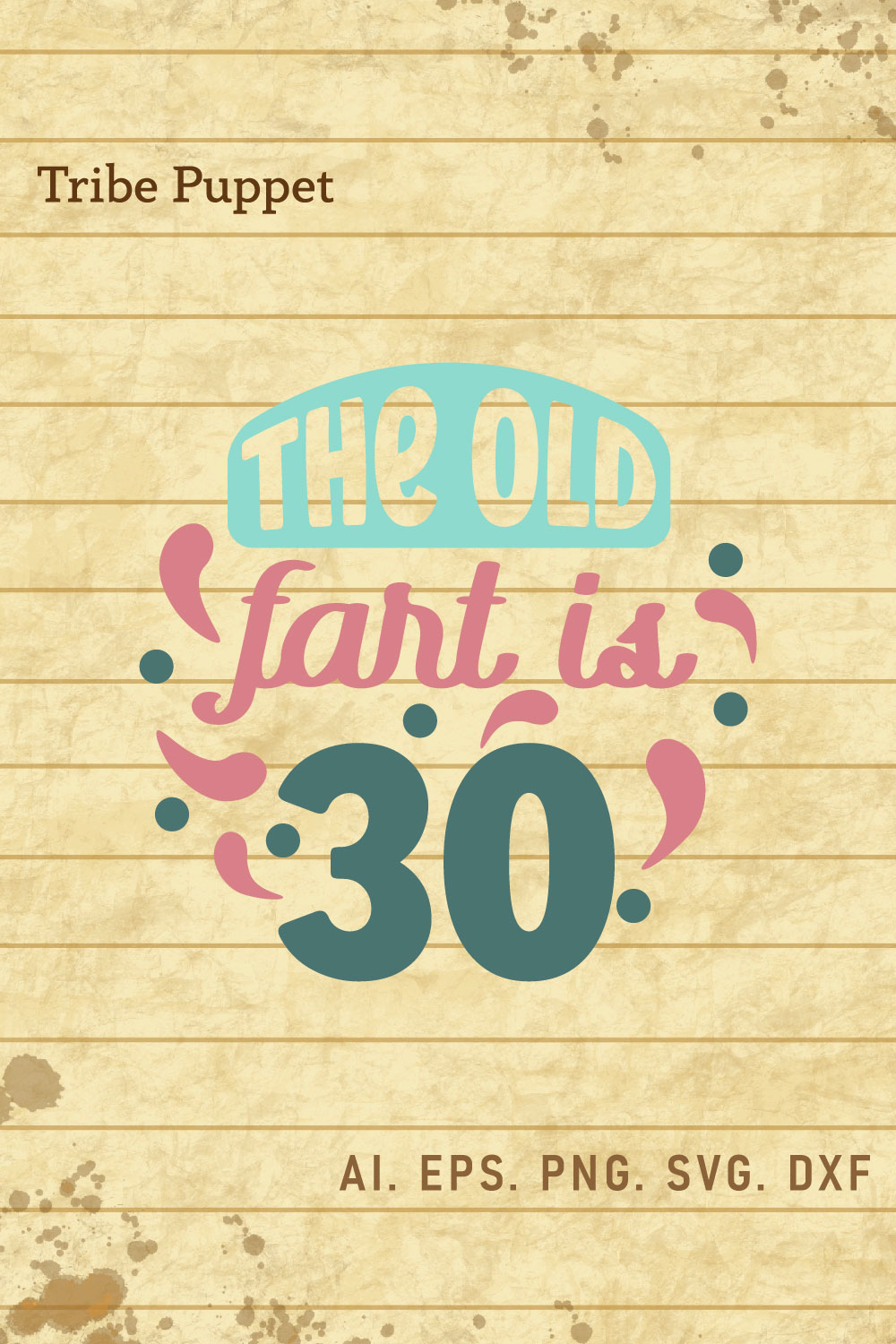 Older Typography pinterest preview image.