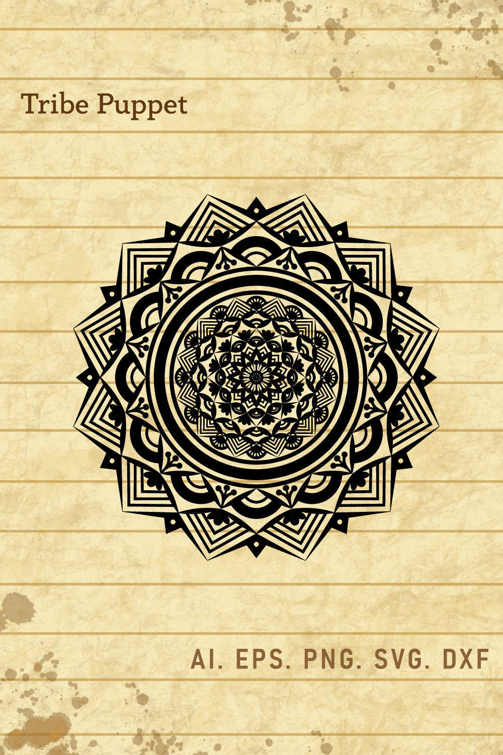 Mandala pinterest preview image.