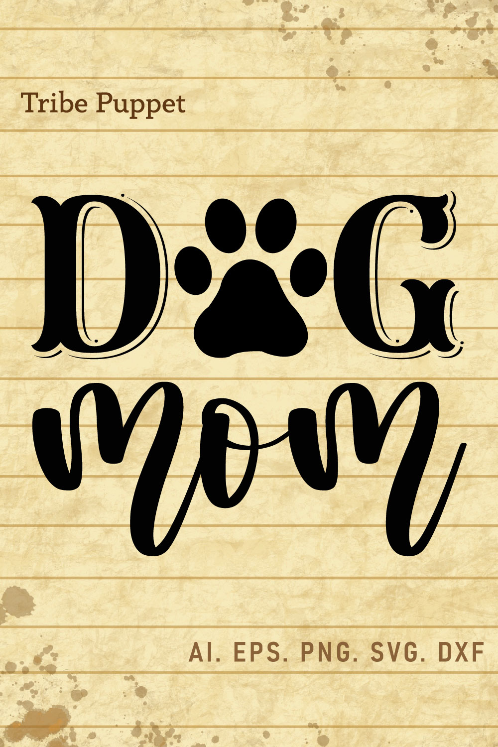 Animal Typography pinterest preview image.