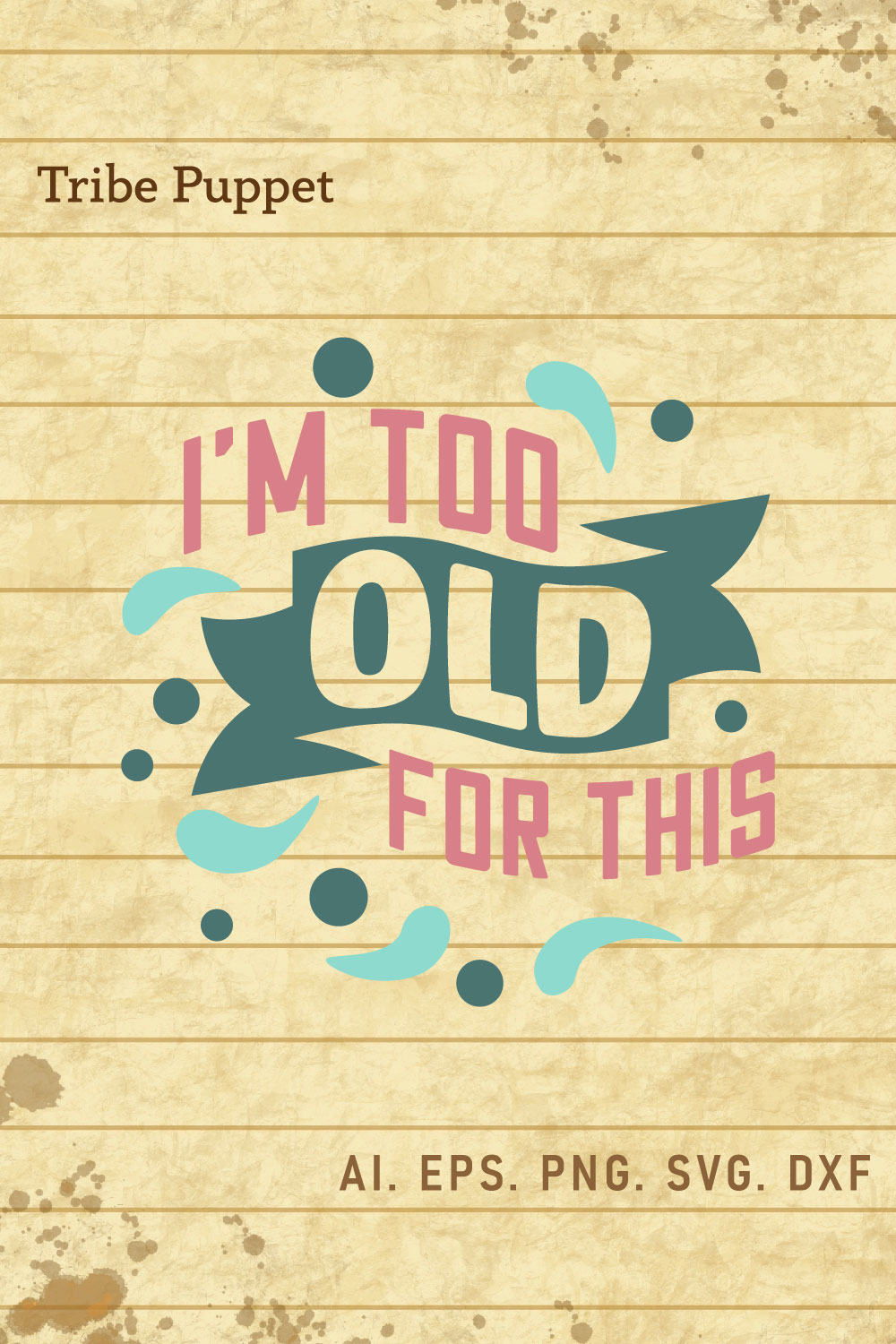 Older Typography pinterest preview image.