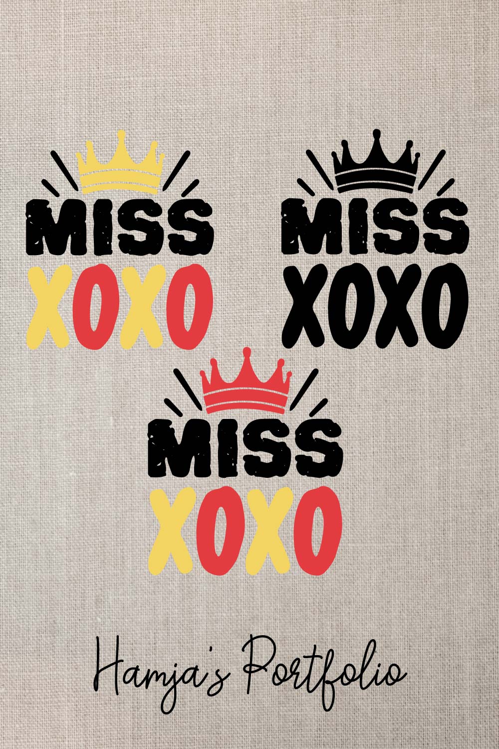 MISS xoxo Vector pinterest preview image.