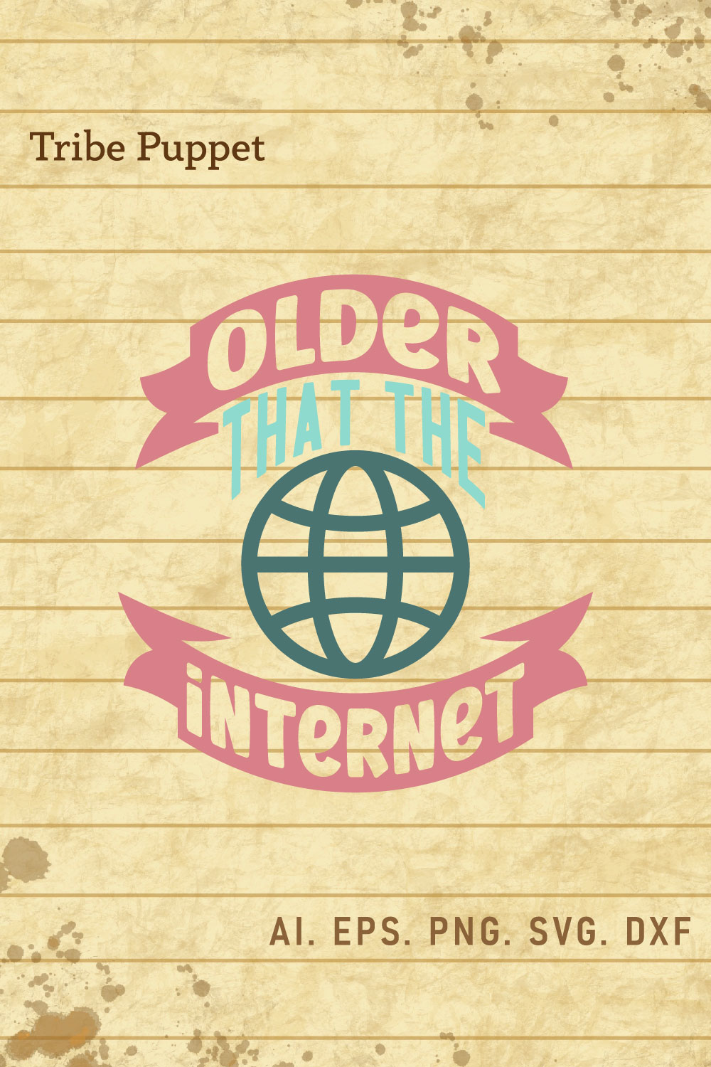 Older Typography pinterest preview image.