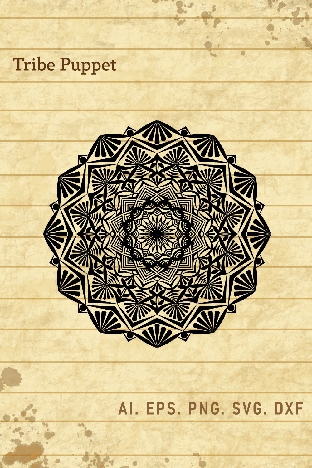 Mandala pinterest preview image.