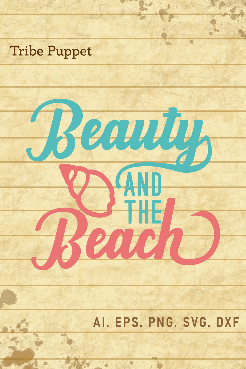 Summer SVG pinterest preview image.