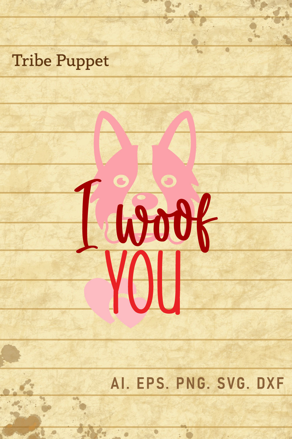 Dog valentines day quotes pinterest preview image.