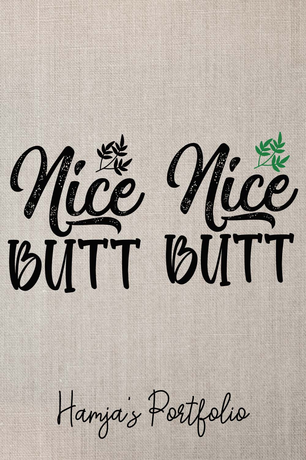 Nice Butt vector Svg pinterest preview image.