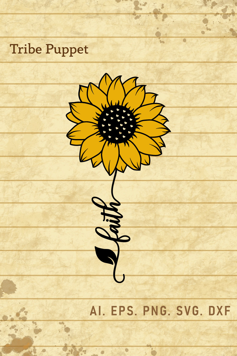 Sunflower 02 pinterest preview image.