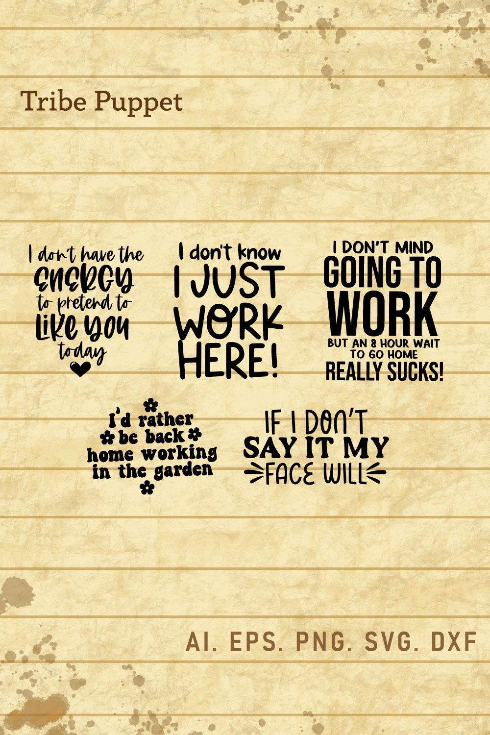 Quotes Typography pinterest preview image.