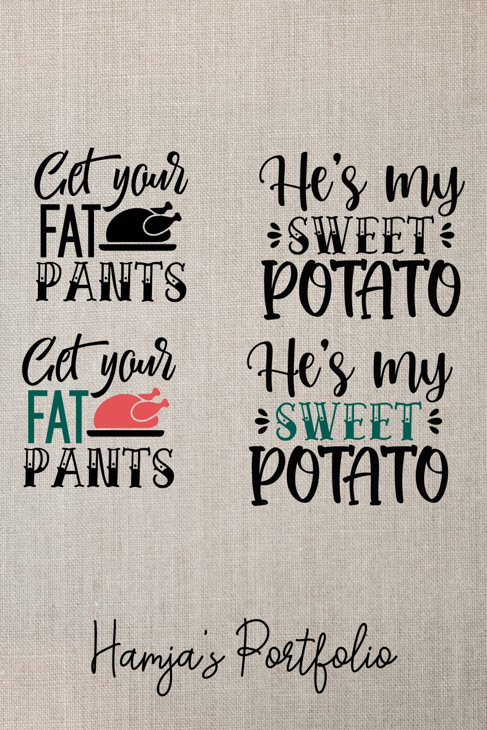 Fat Typography Svg pinterest preview image.