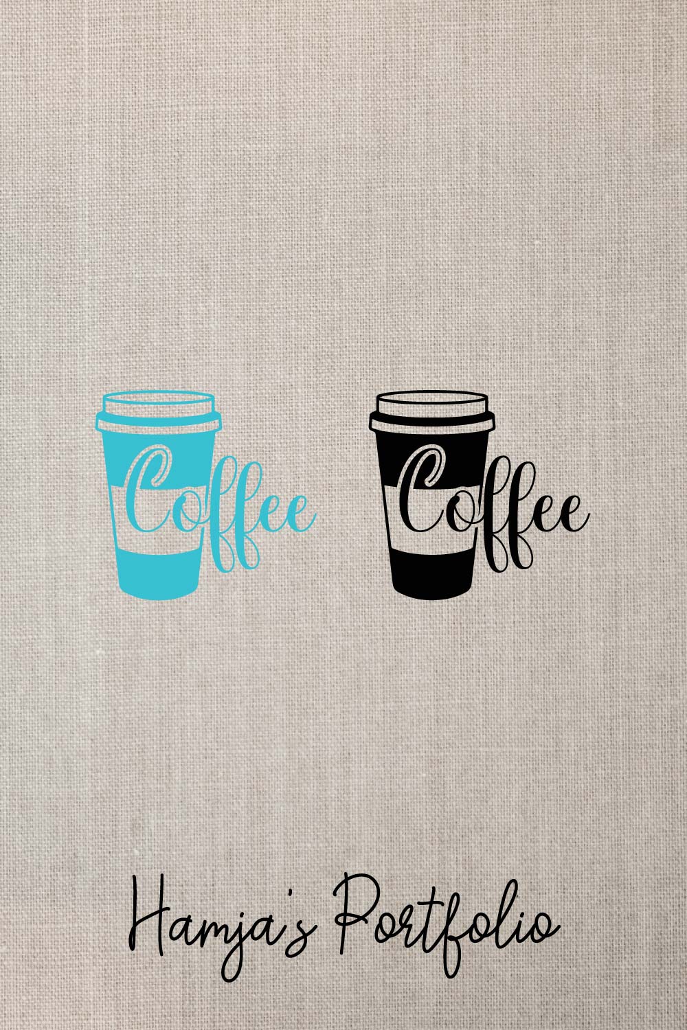 Coffee Vector Svg pinterest preview image.