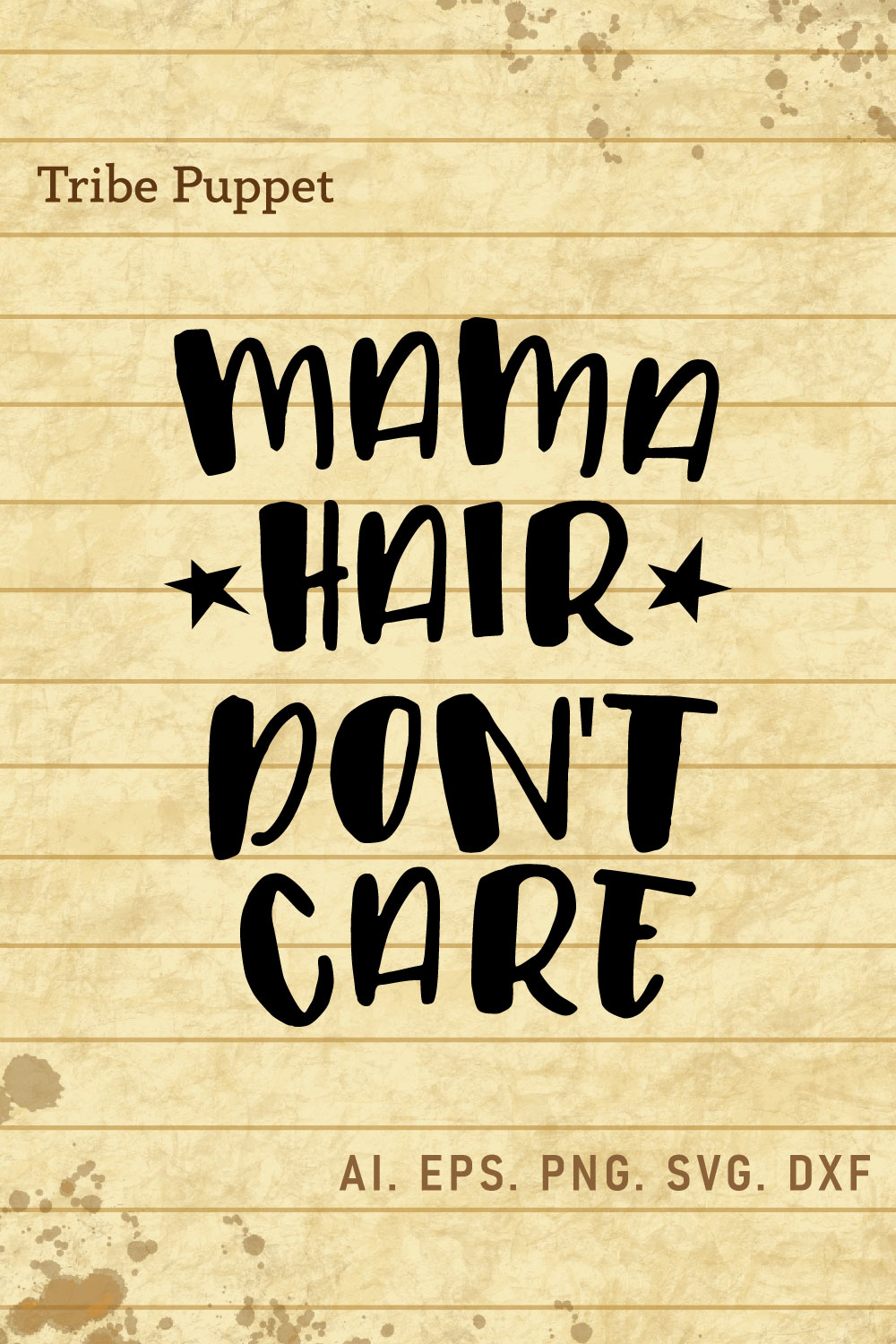 Mom Life Typography pinterest preview image.