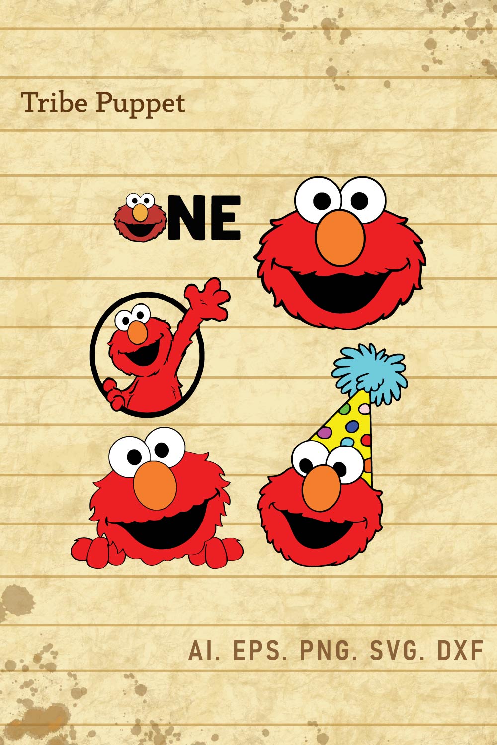 Sesame Street Characters pinterest preview image.