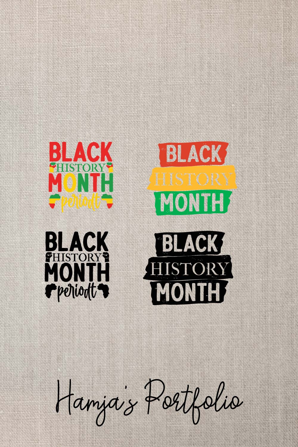 Black History Vector pinterest preview image.
