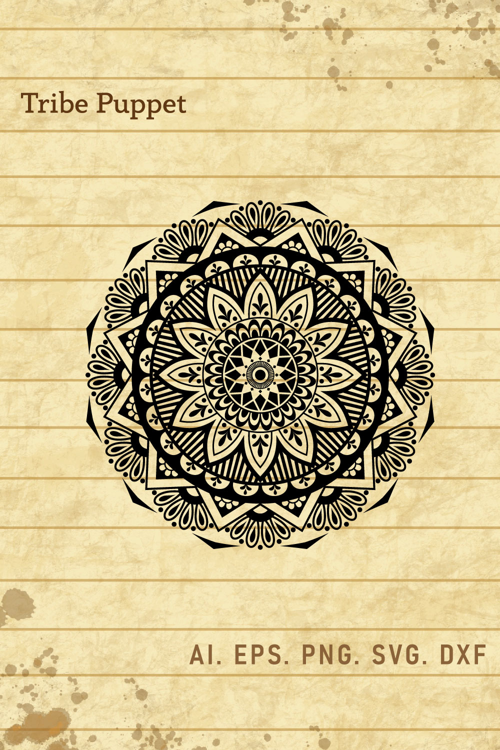 Mandala pinterest preview image.