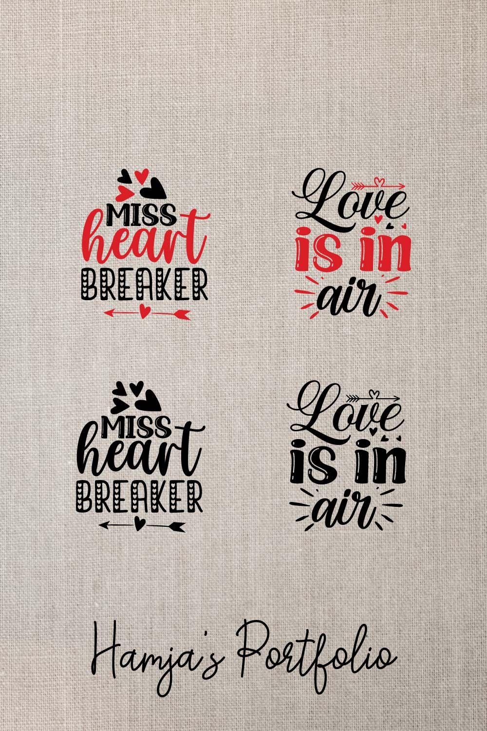 Love Vector pinterest preview image.