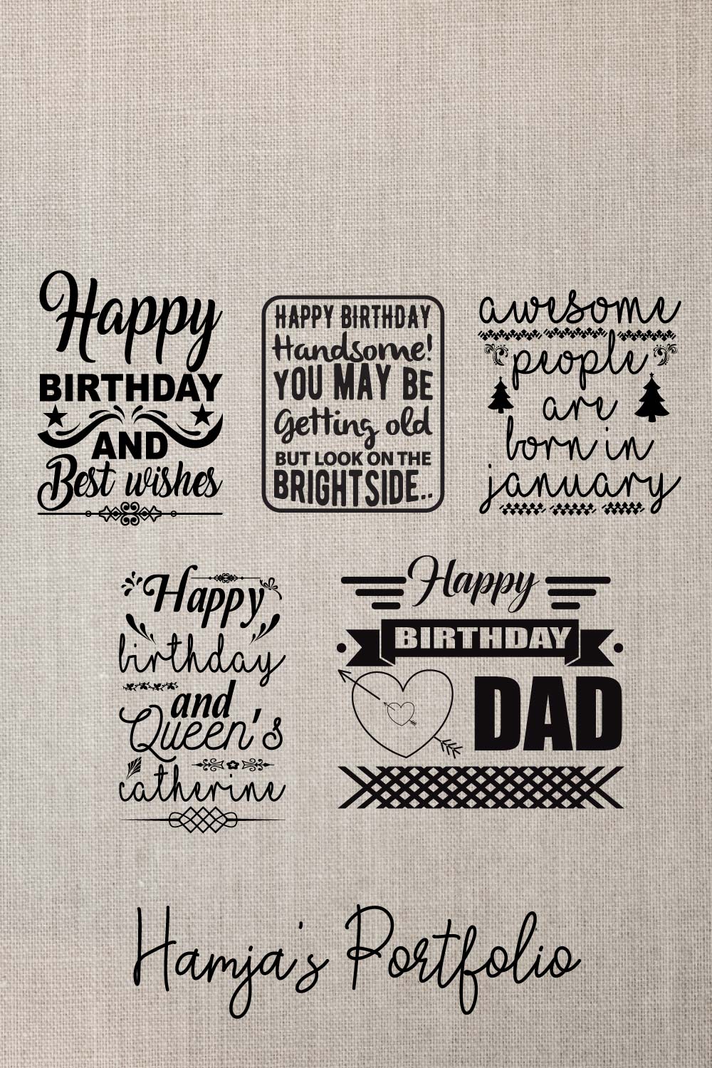 Brithday Vector Svg pinterest preview image.