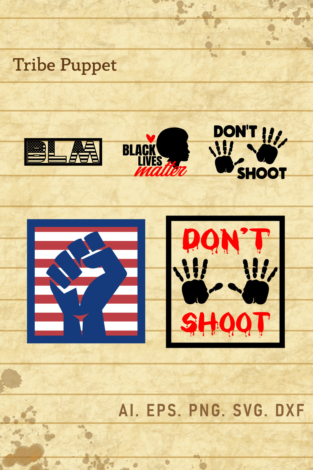 Black Lives Matter pinterest preview image.