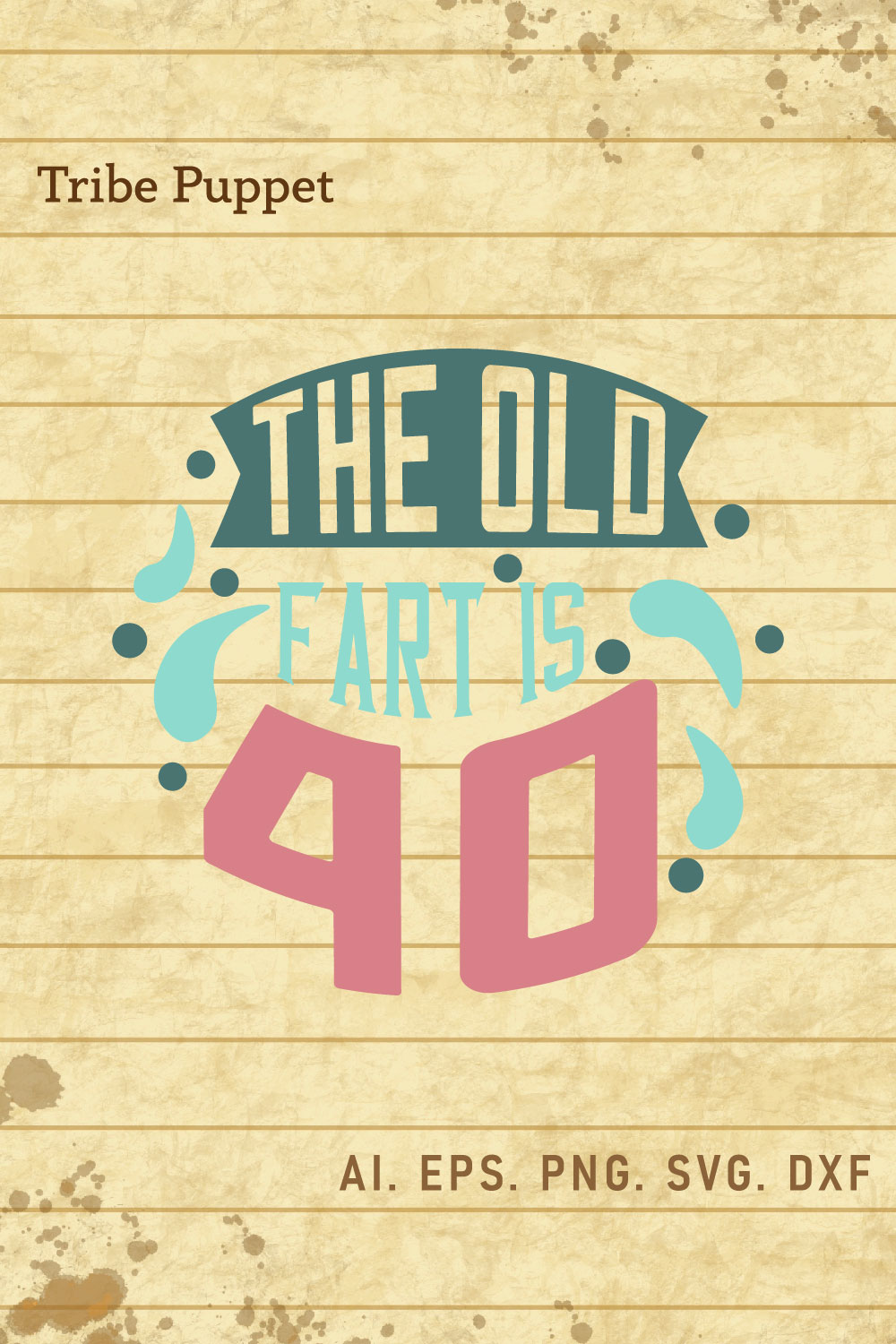 Older Typography pinterest preview image.