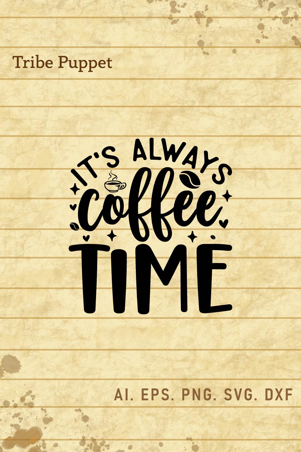 Coffee Quotes pinterest preview image.