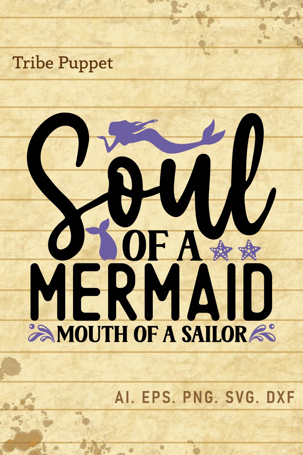 Mermaid Quotes pinterest preview image.