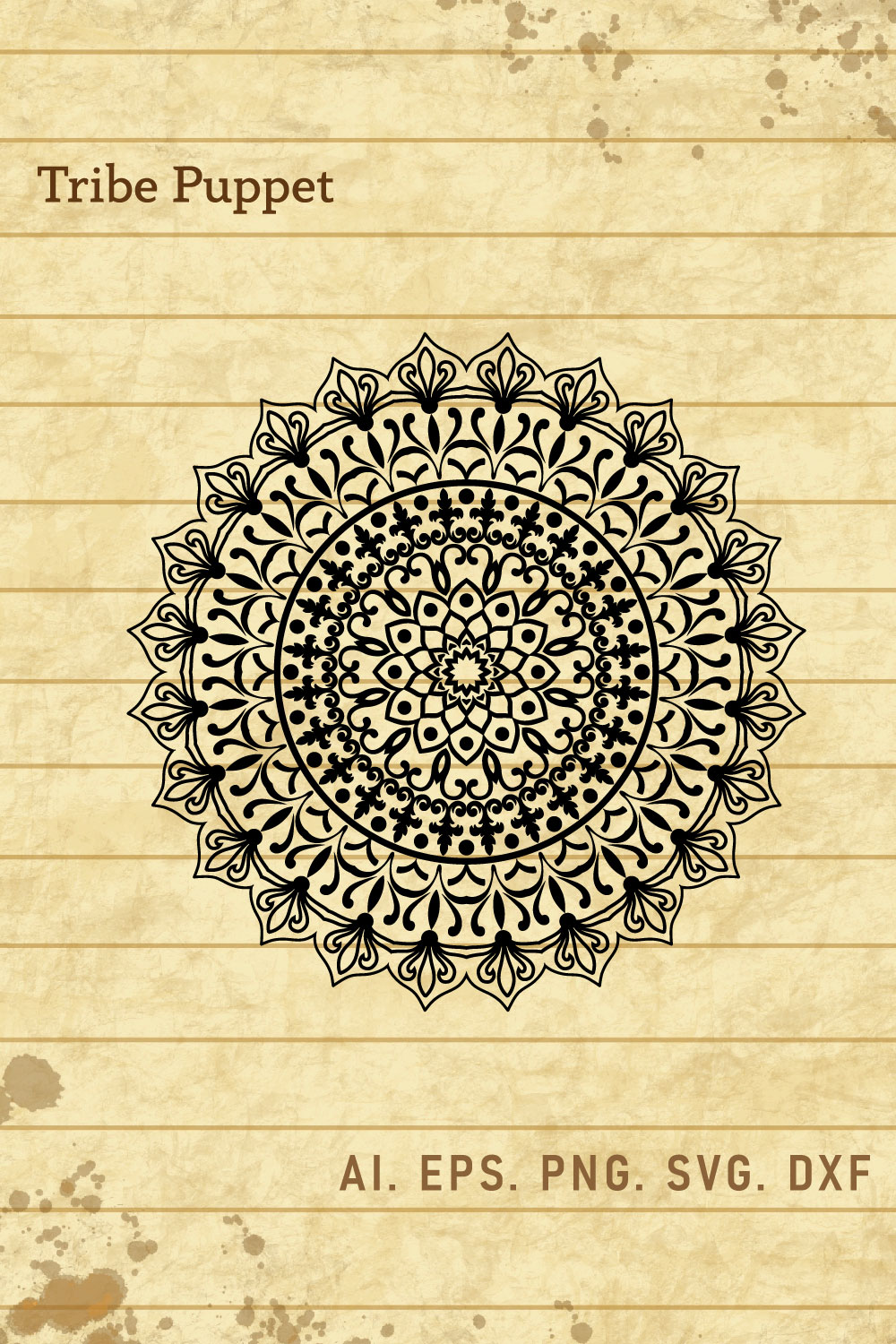 Mandala pinterest preview image.