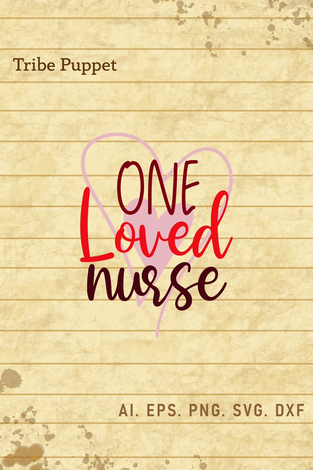 Nurse Valentines day pinterest preview image.