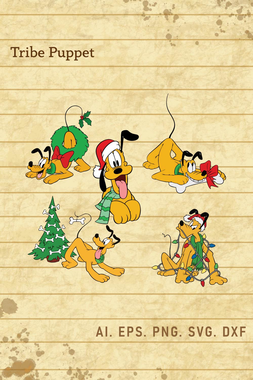 Disney Christmas pinterest preview image.