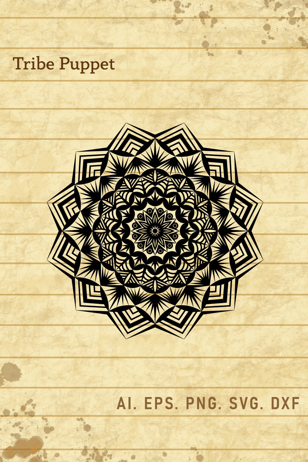 Mandala pinterest preview image.