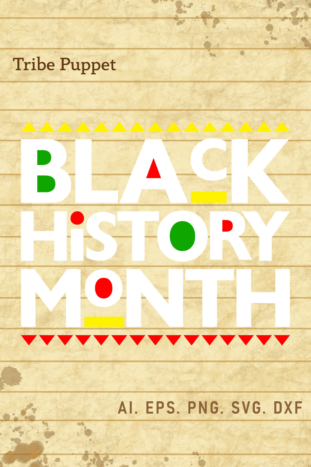 Black History pinterest preview image.