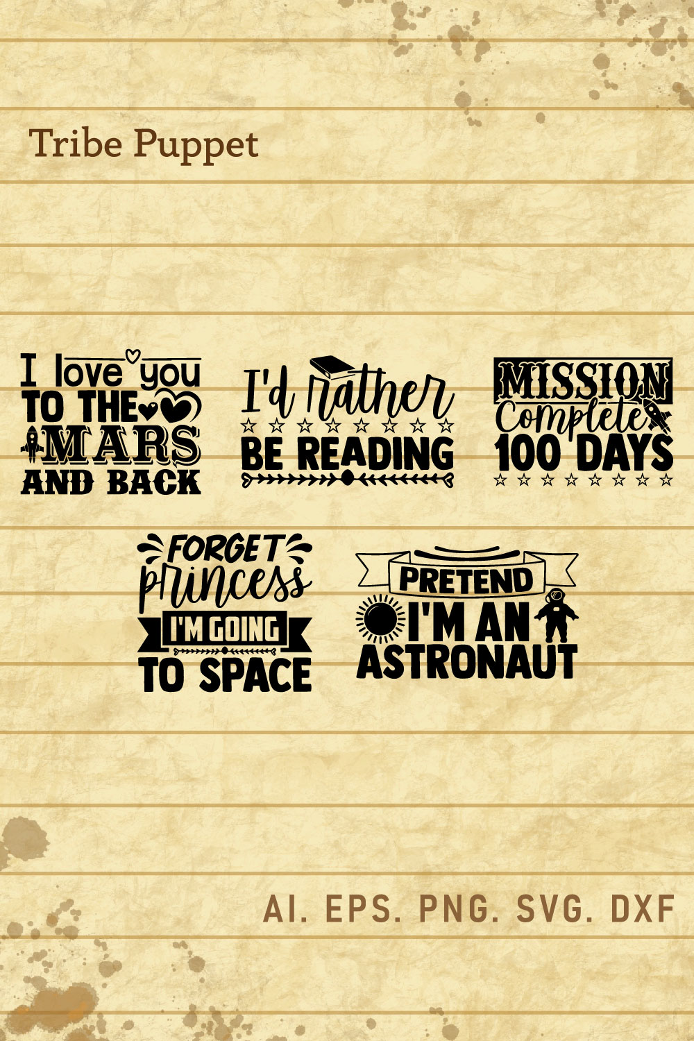 Quotes Typography pinterest preview image.