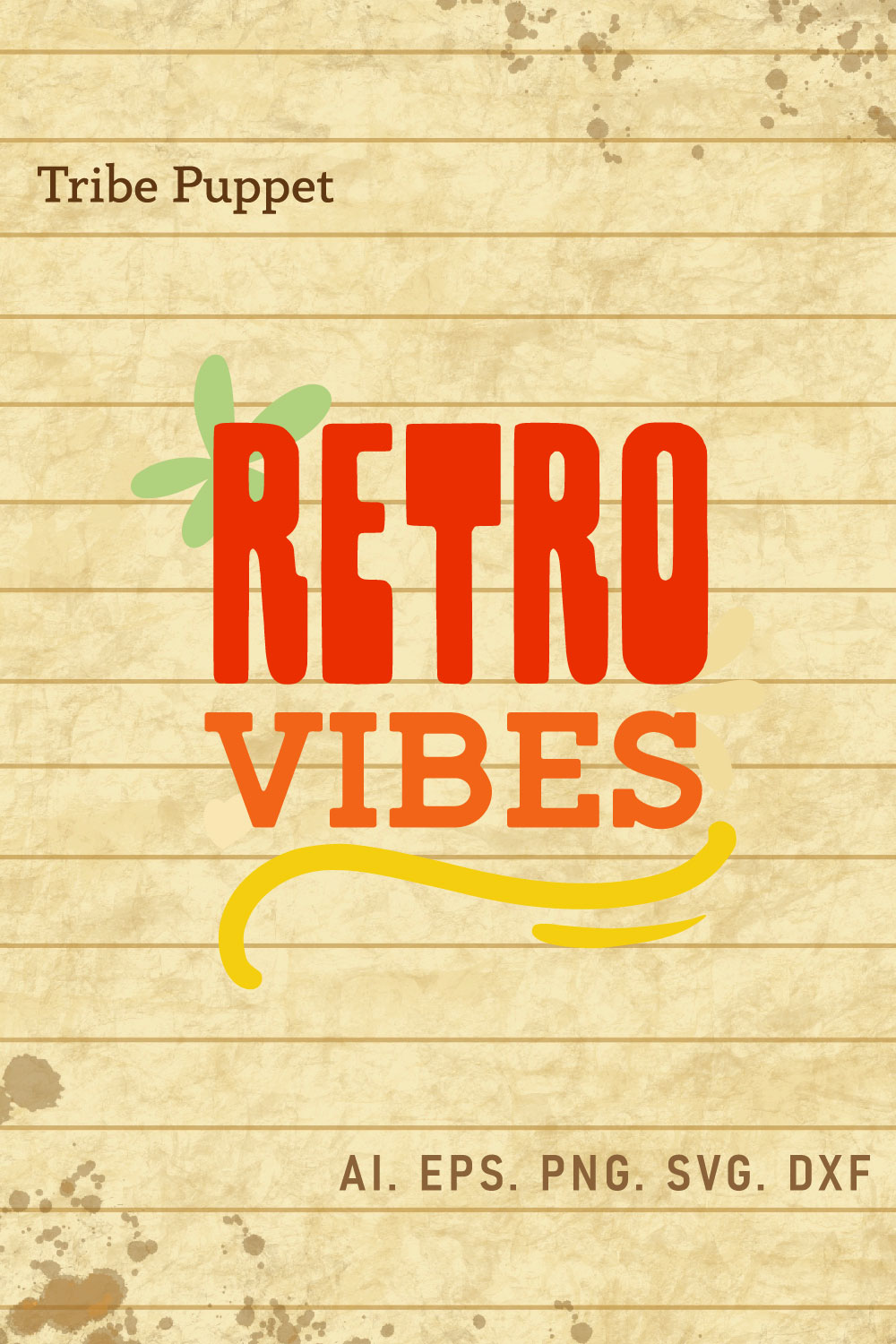 Peace Retro pinterest preview image.