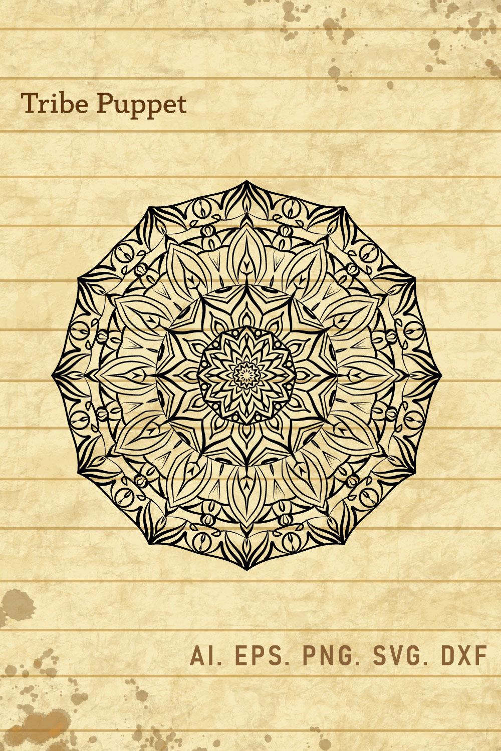 Mandala pinterest preview image.