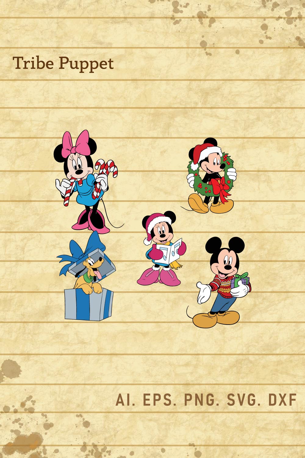 Disney Christmas pinterest preview image.