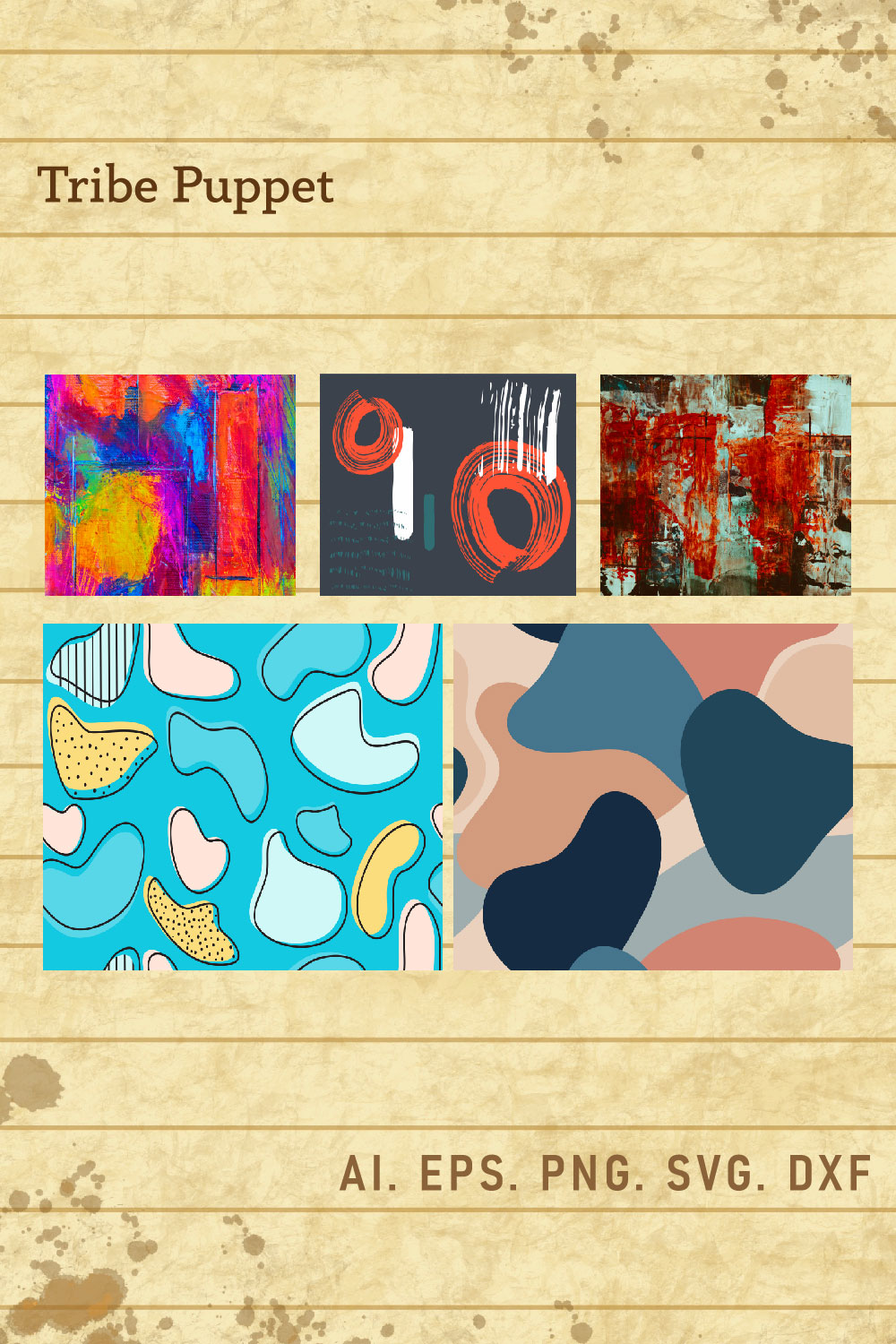 Abstract Pattern Background pinterest preview image.