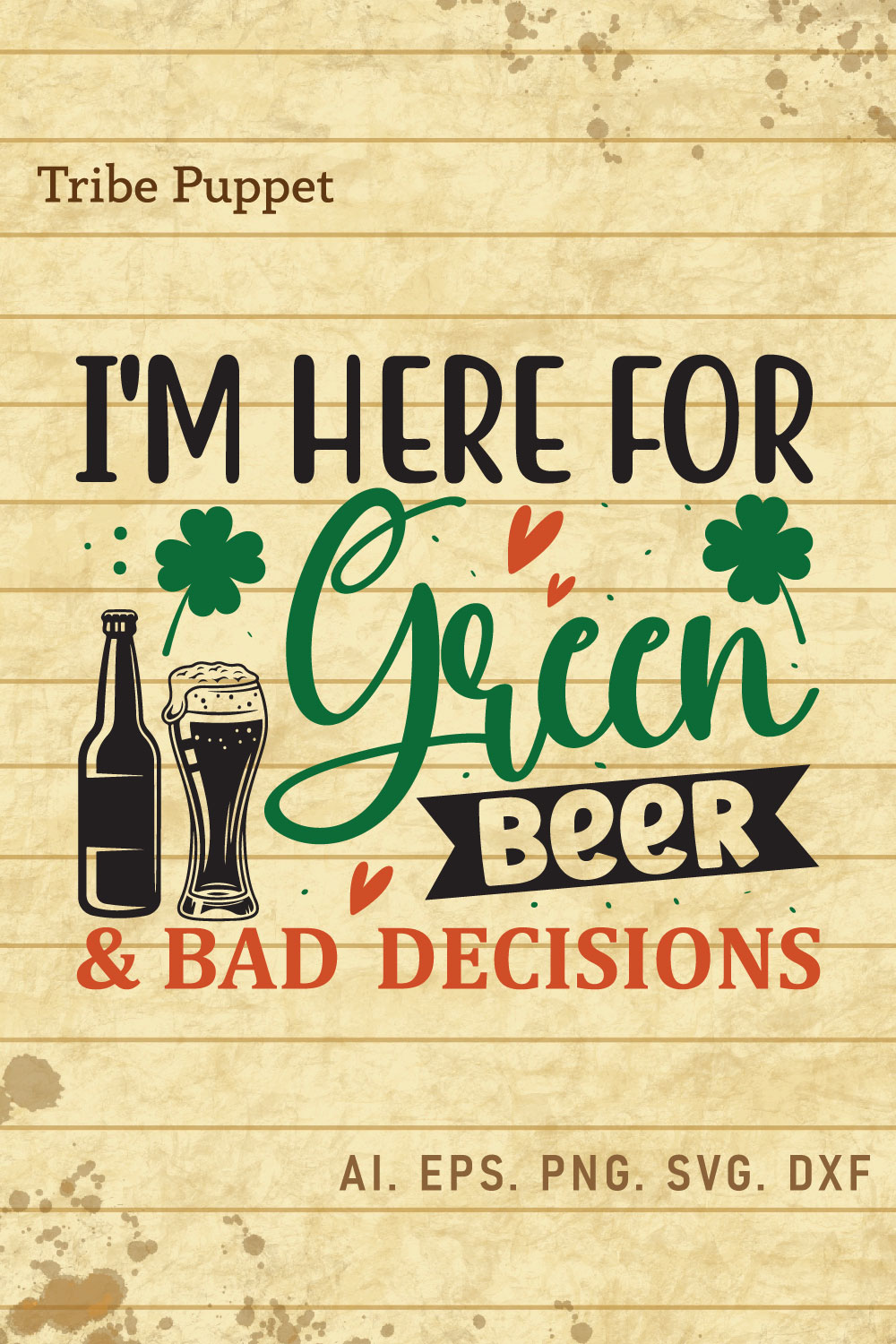 ST Patricks Day 7 pinterest preview image.