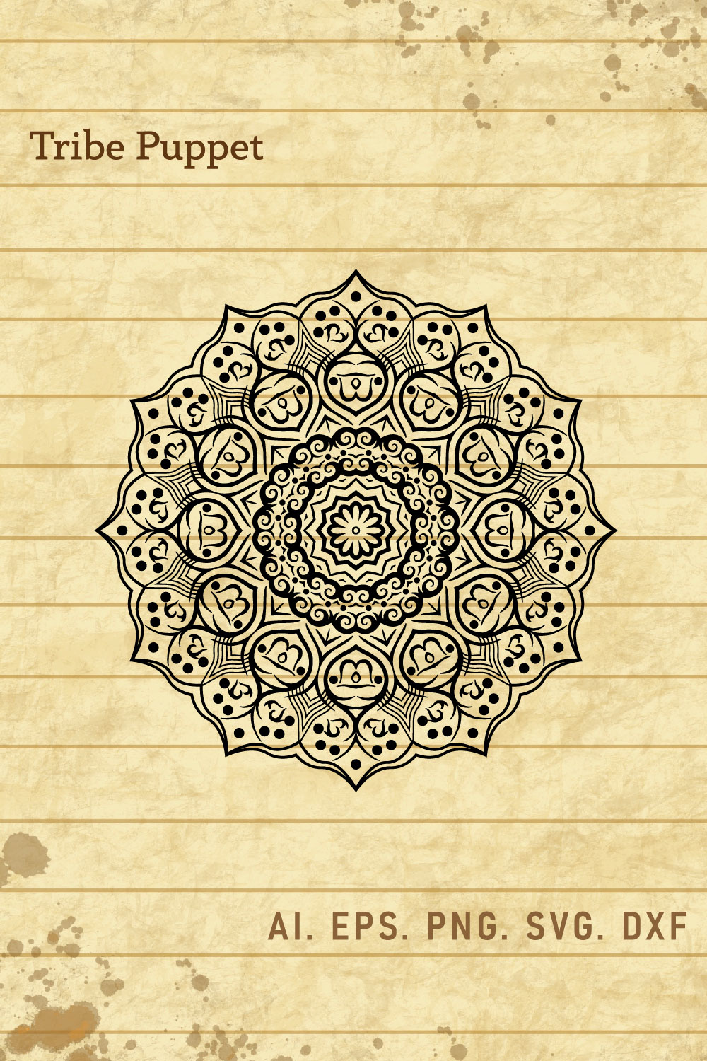 Mandala pinterest preview image.