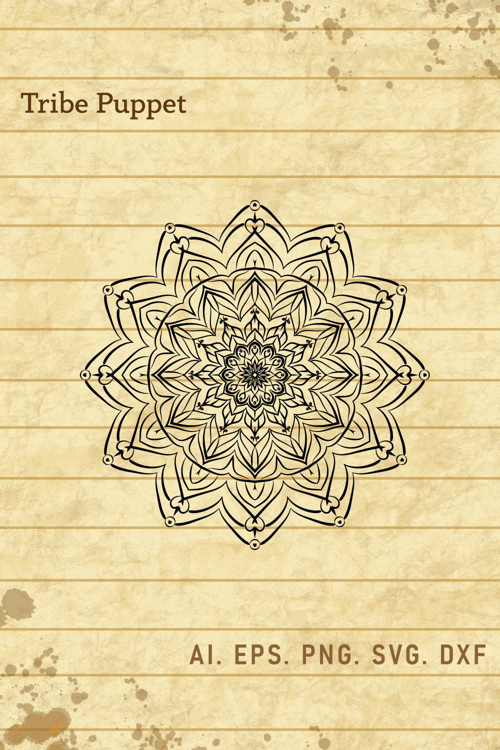 Mandala pinterest preview image.