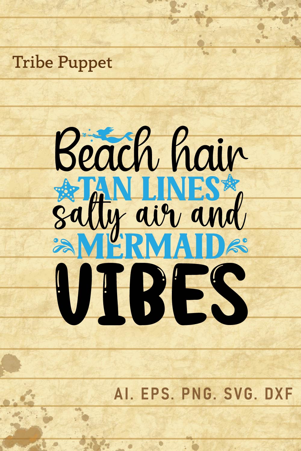 Mermaid Quotes pinterest preview image.