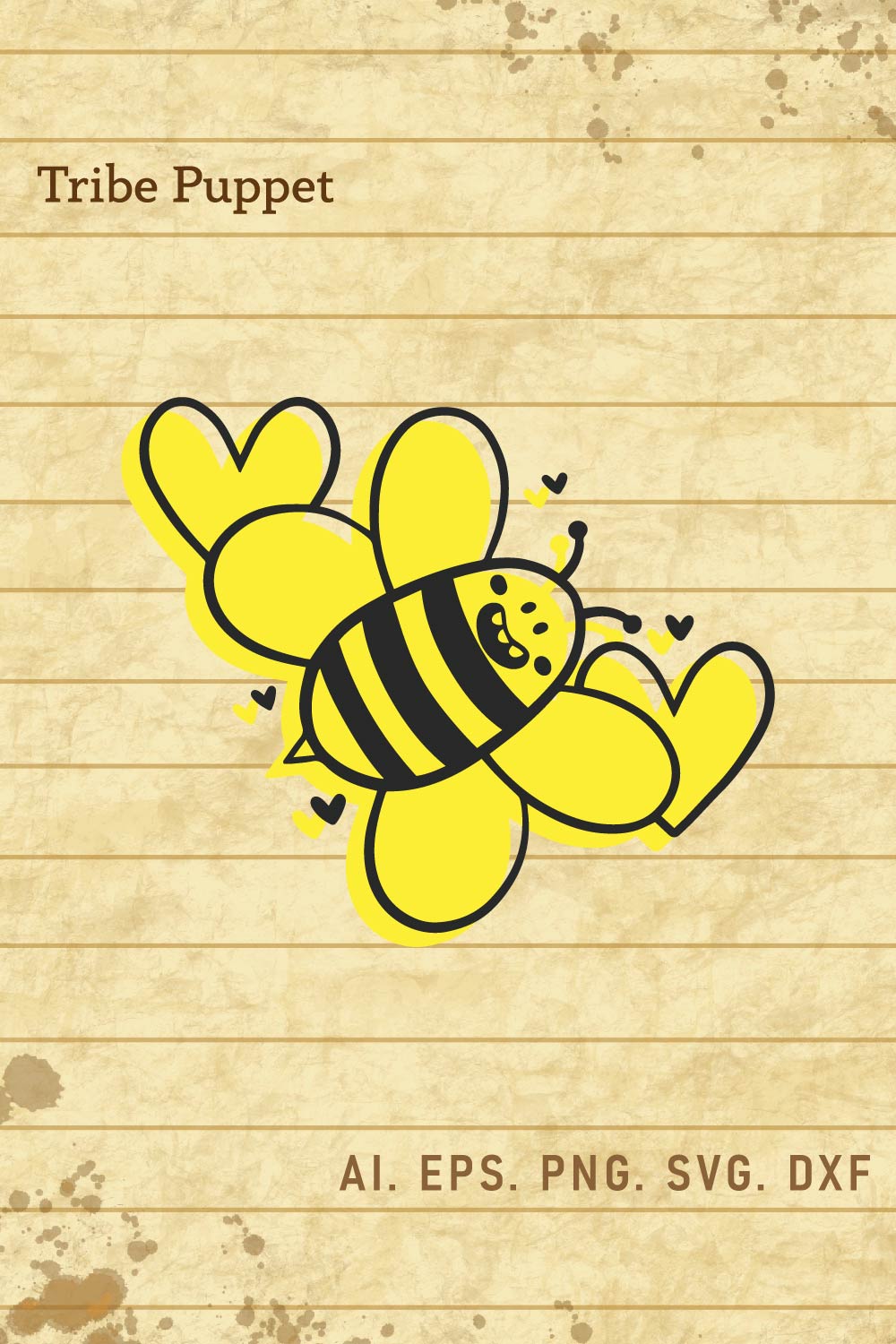 Bee Design pinterest preview image.