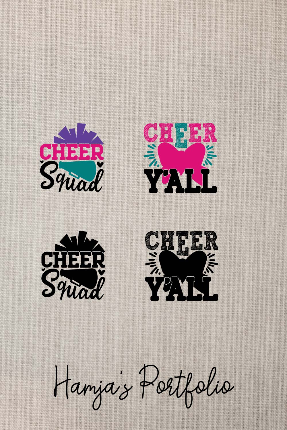 Cheer Vector pinterest preview image.