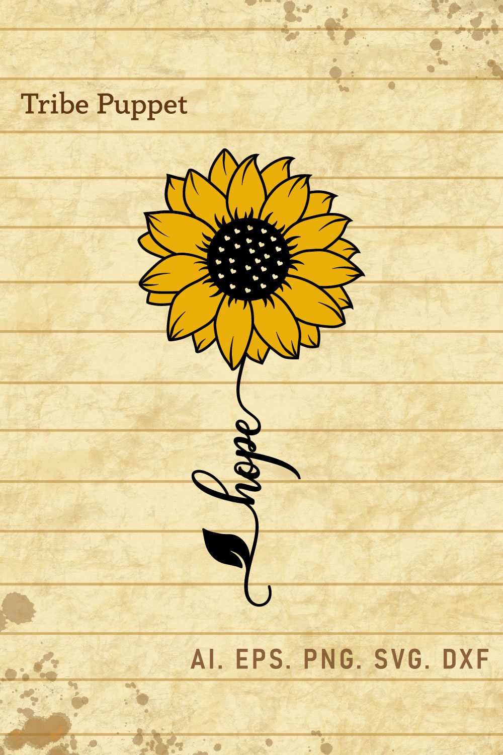 Sunflower 03 pinterest preview image.