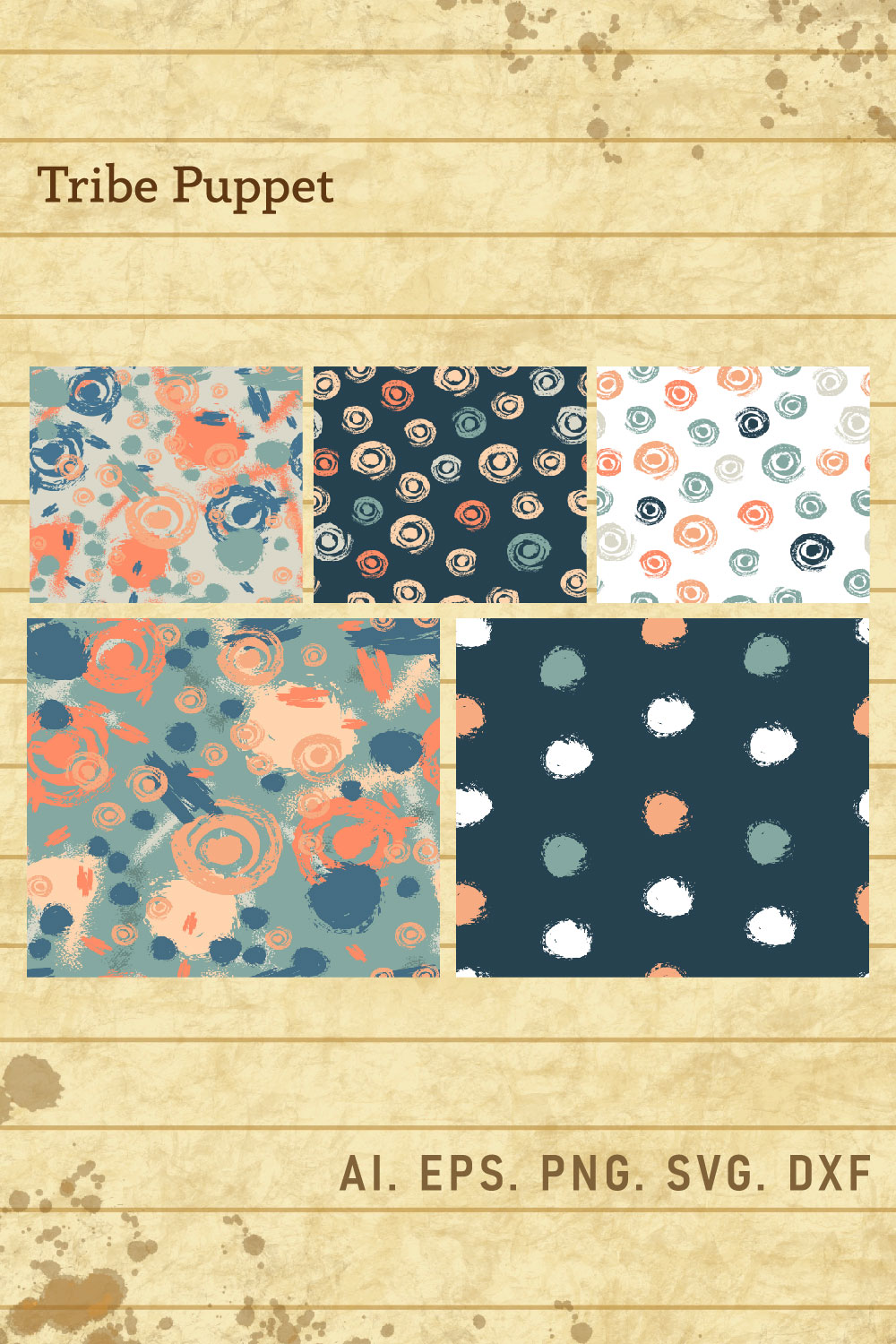 Abstract Pattern Background pinterest preview image.