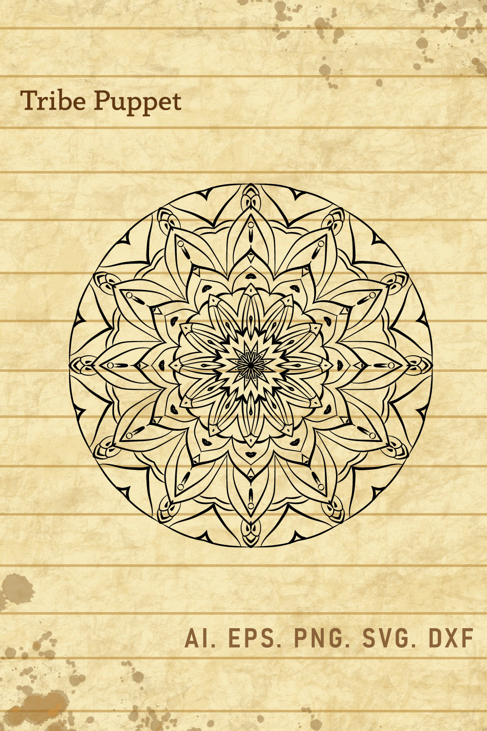 Mandala pinterest preview image.