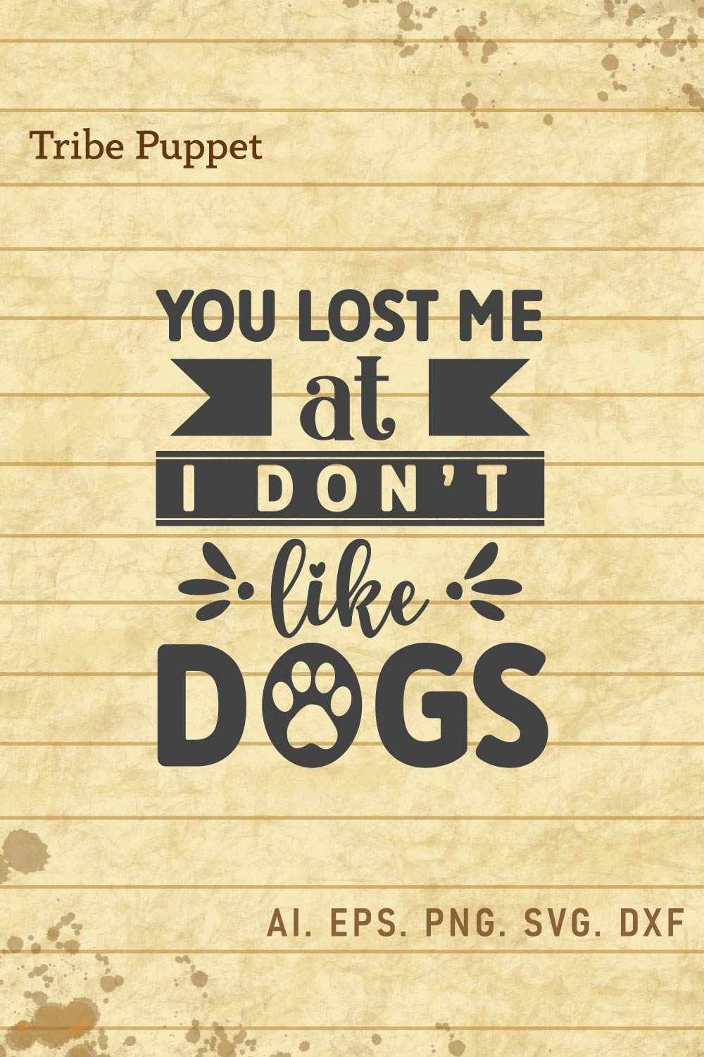 Dog Quotes pinterest preview image.